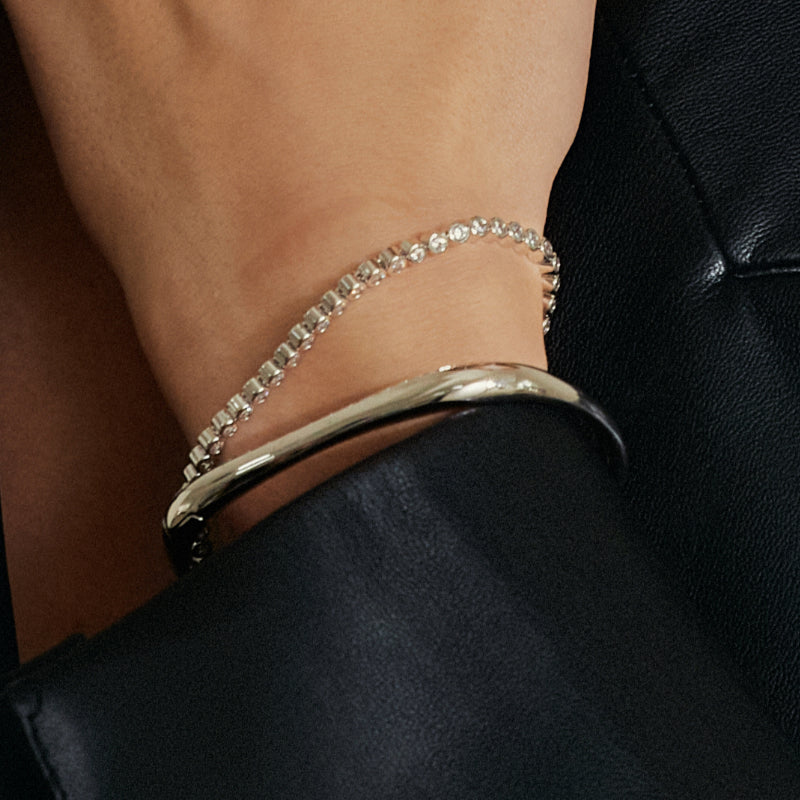 Silver Sugar Tennis Bracelet