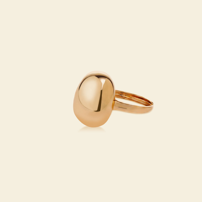 Gold Coffee Bean Ring