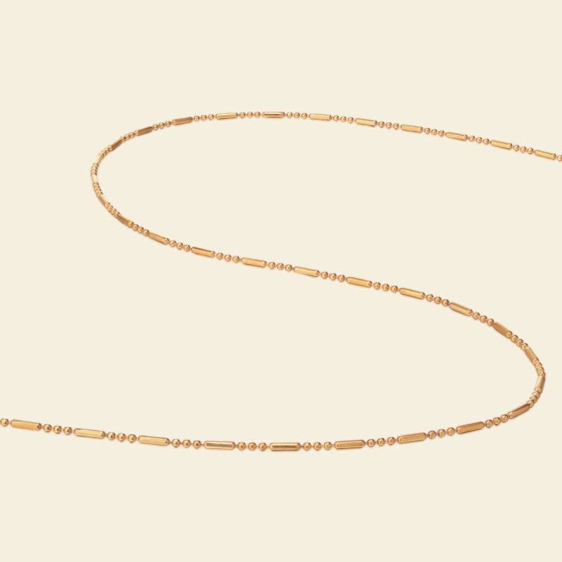 Gouden minimalistische ketting