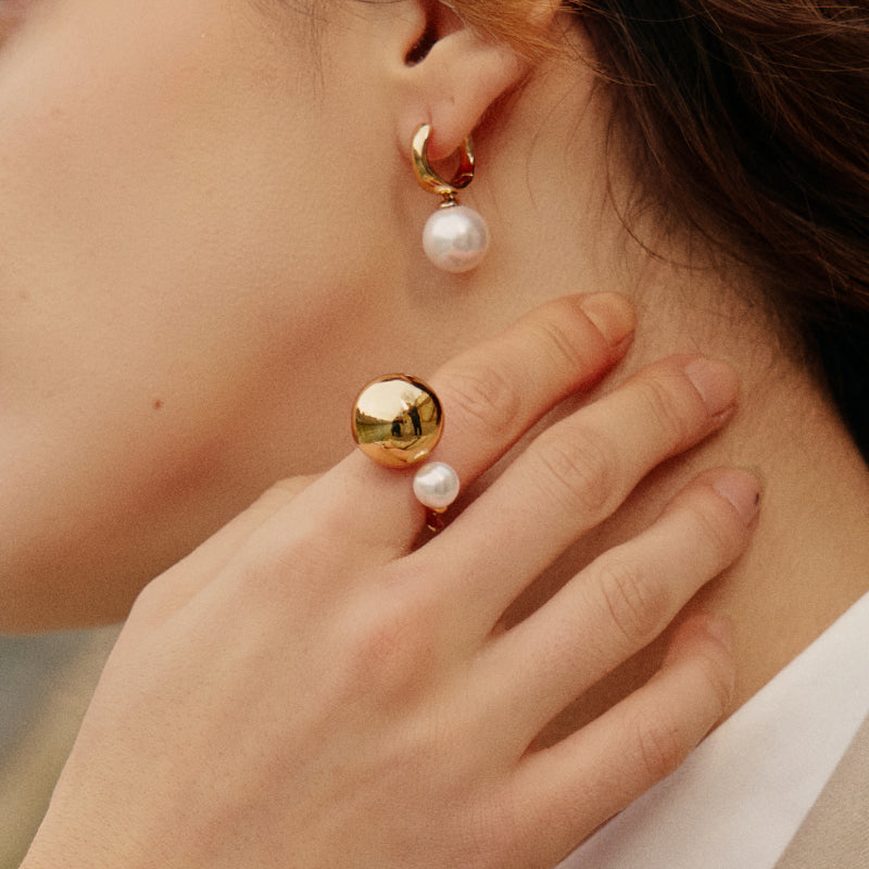 Gold Coffee Milk Ring