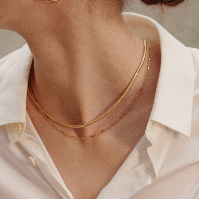Gouden minimalistische ketting