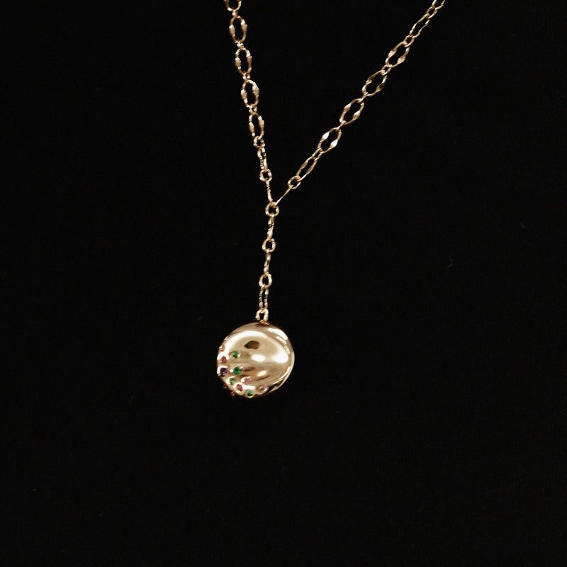 Golden Bagel Necklace
