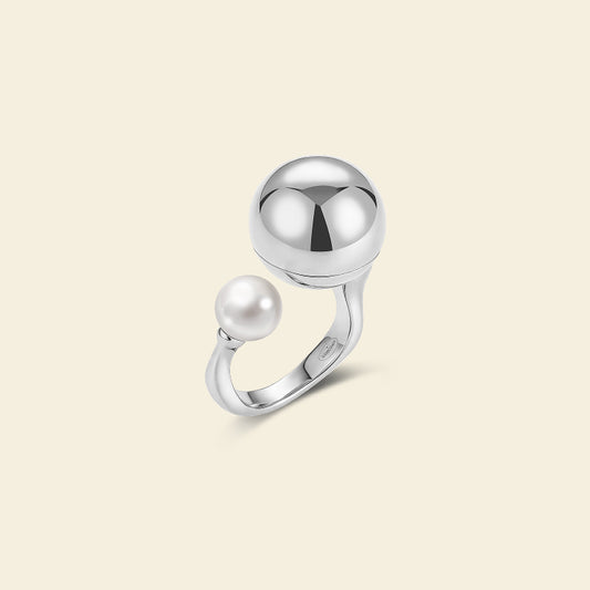 Silver Coffee Milk Ring