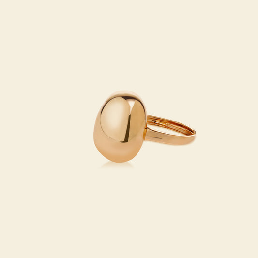 Gold Coffee Bean Ring