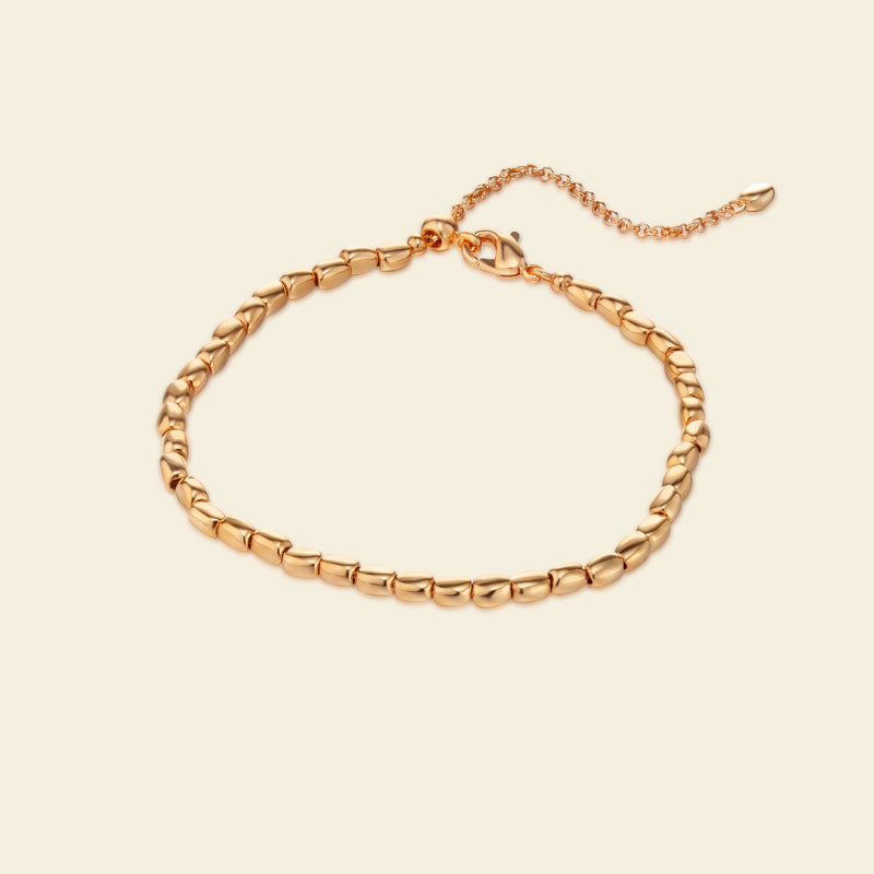 Gold Coffee Bean Bracelet