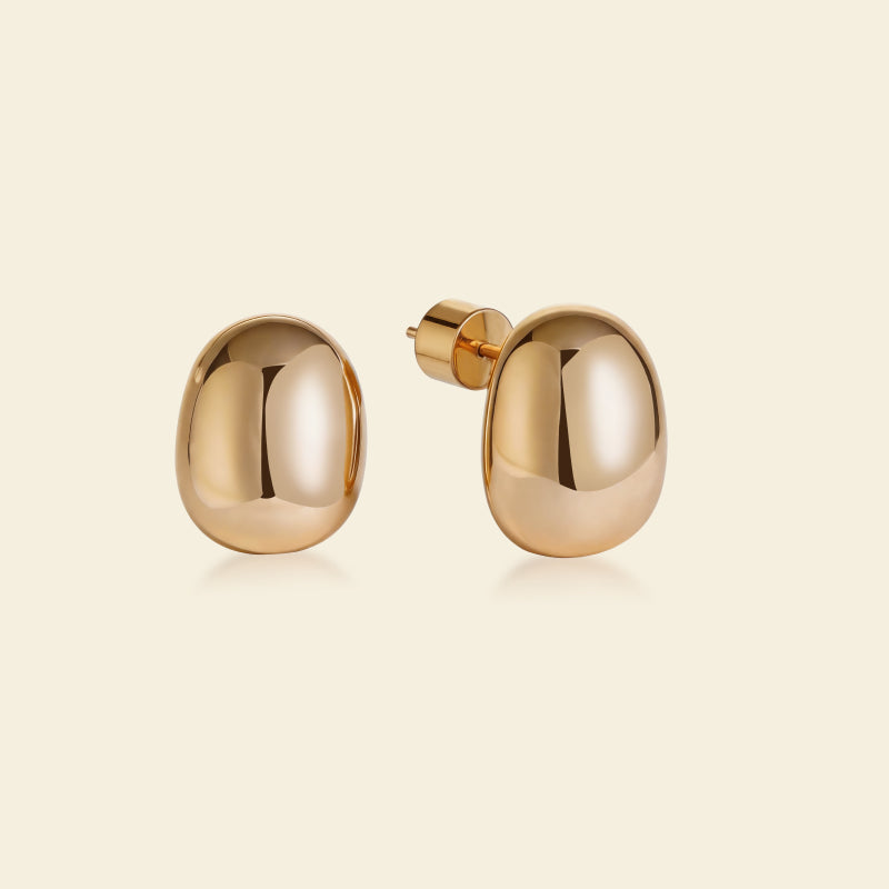 Golden Coffee Bean Studs