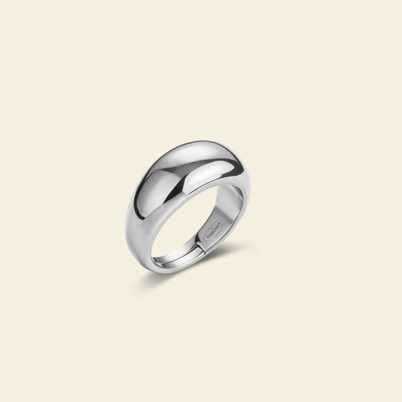 Silver Coffee Mug Ring [Large Size]