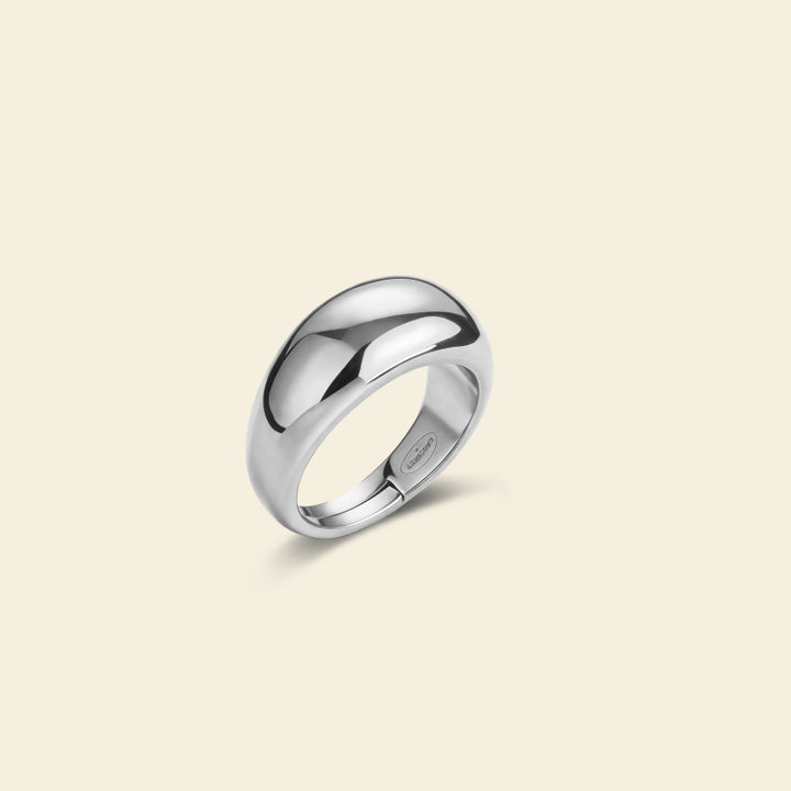 Silver Coffee Mug Ring [Large Size]