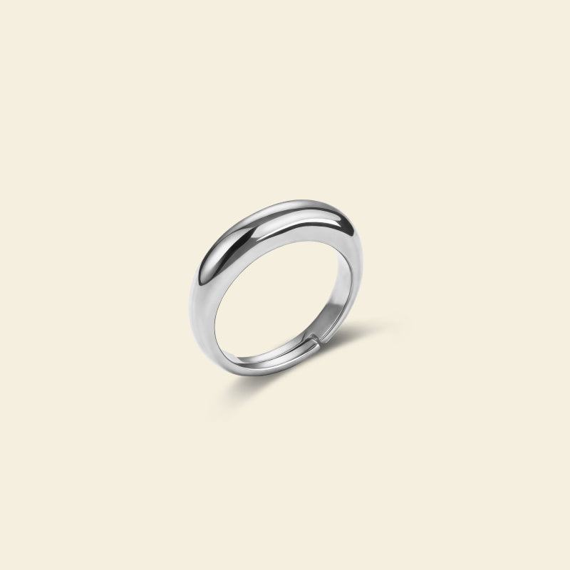Silver Coffee Mug Ring [Middle Size]