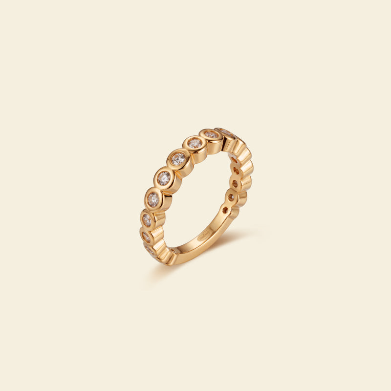 Golden Sugar Tennis Ring