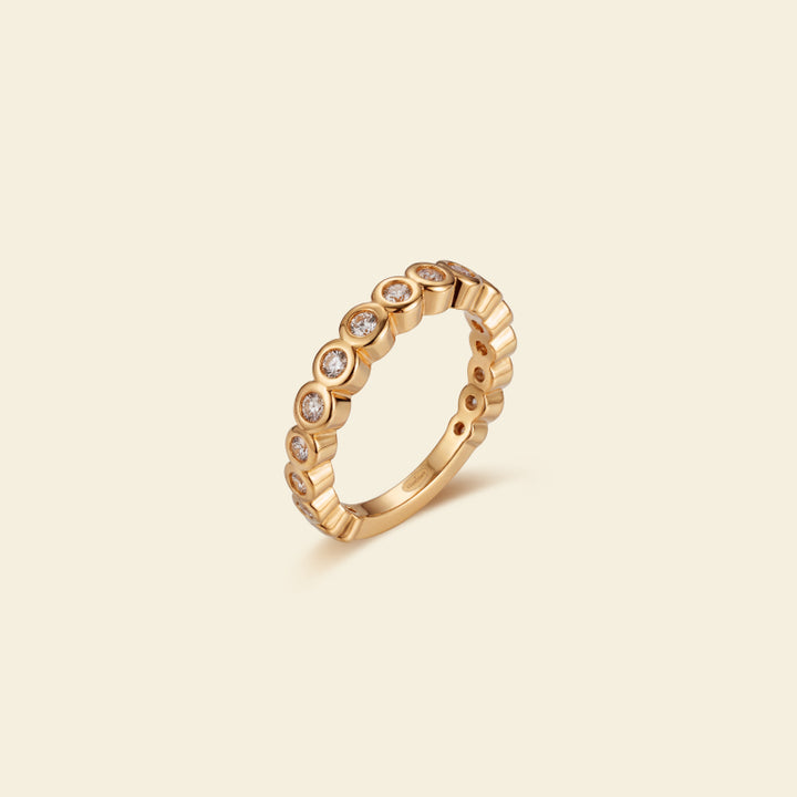 Gold Sugar Tennis Ring