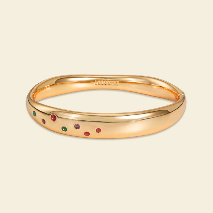 Gold Bagel Bracelet