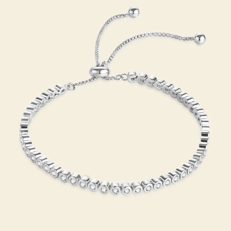 Silver Sugar Tennis Bracelet