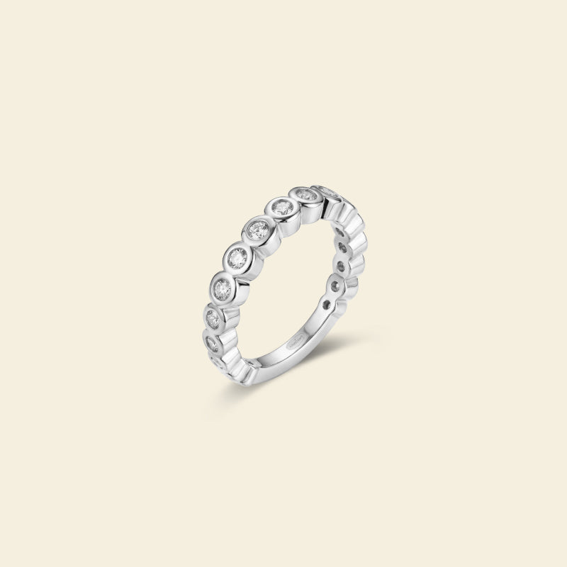 Silver Sugar Tennis Ring