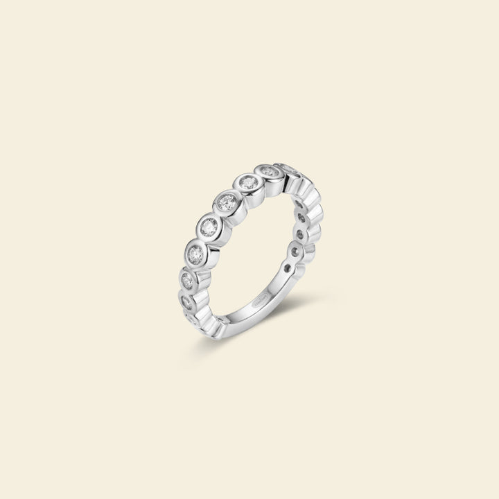 Silver Sugar Tennis Ring