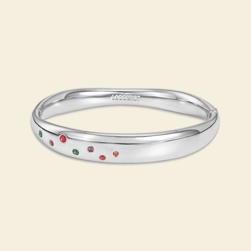 Silver Bagel Bracelet