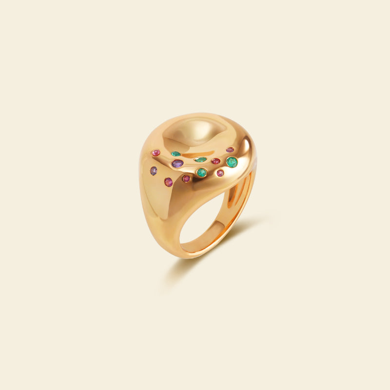 Golden Bagel Ring