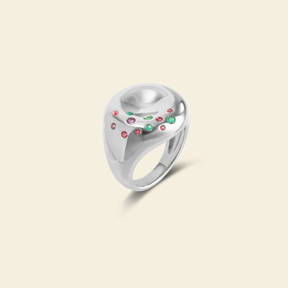 Silver Bagel Ring