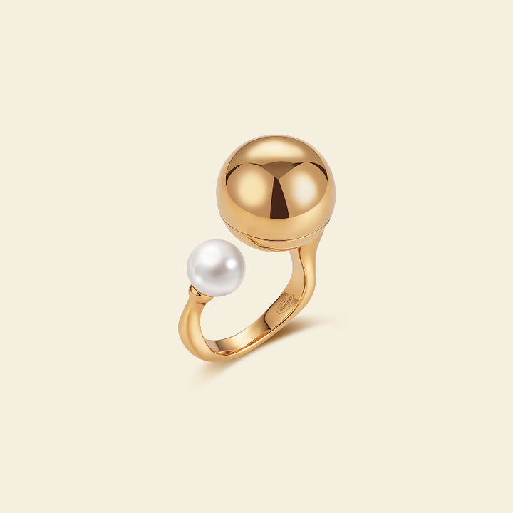 Gold Coffee Milk Ring