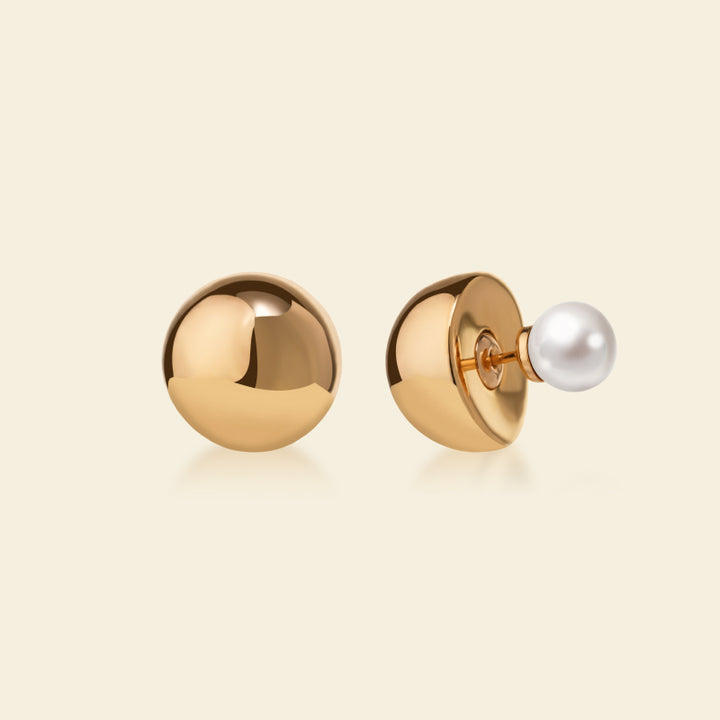 Gold Coffee Milk Studs