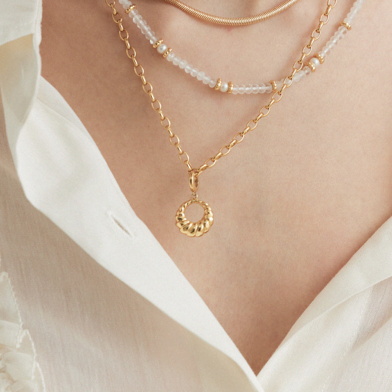 Croissant Necklace