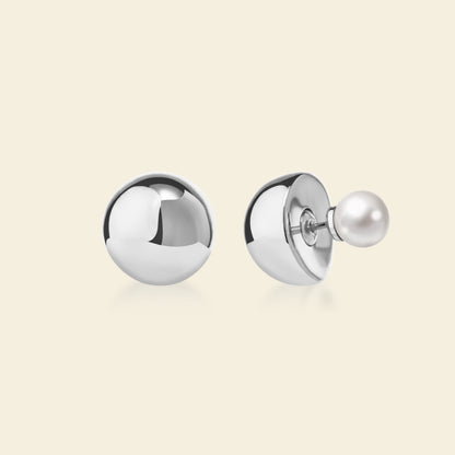 Silver Coffee Milk Studs