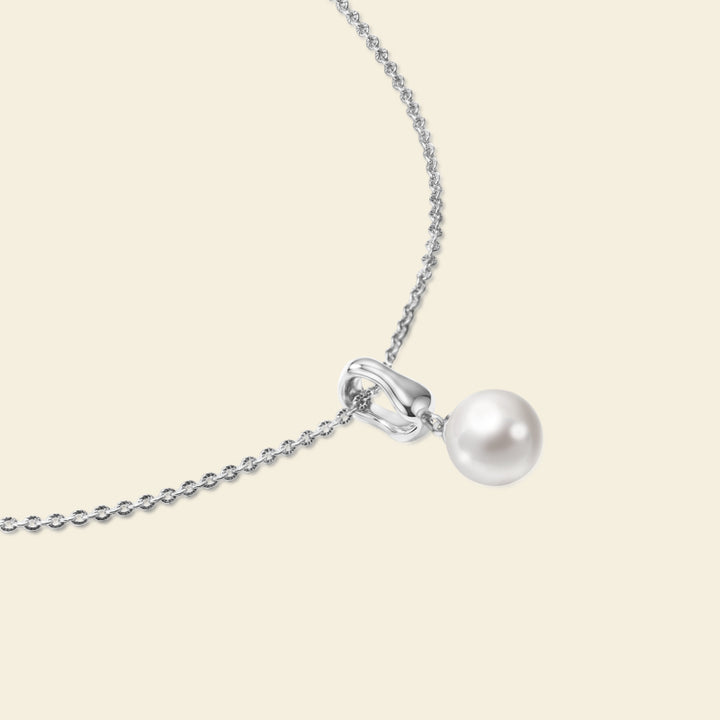 Silver Milk Pearl Necklace
