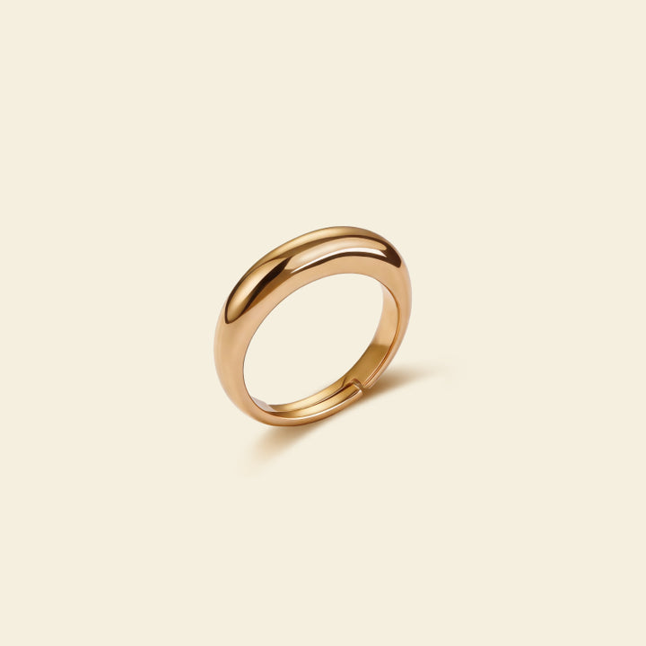Gold Coffee Mug Ring [Small Size]